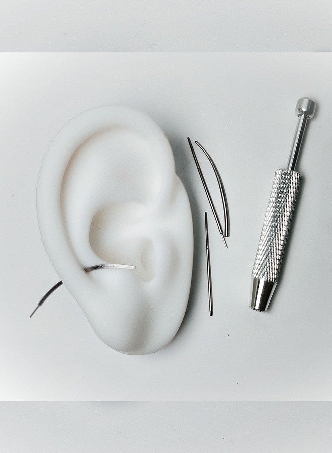 TKWXE 18G Titanium Piercing Taper Insertion Tool for Threaded Threadless Nose Stud Tragus Helix Conch Cartilage Earring Piercing Changing Removal Tool - Image 3